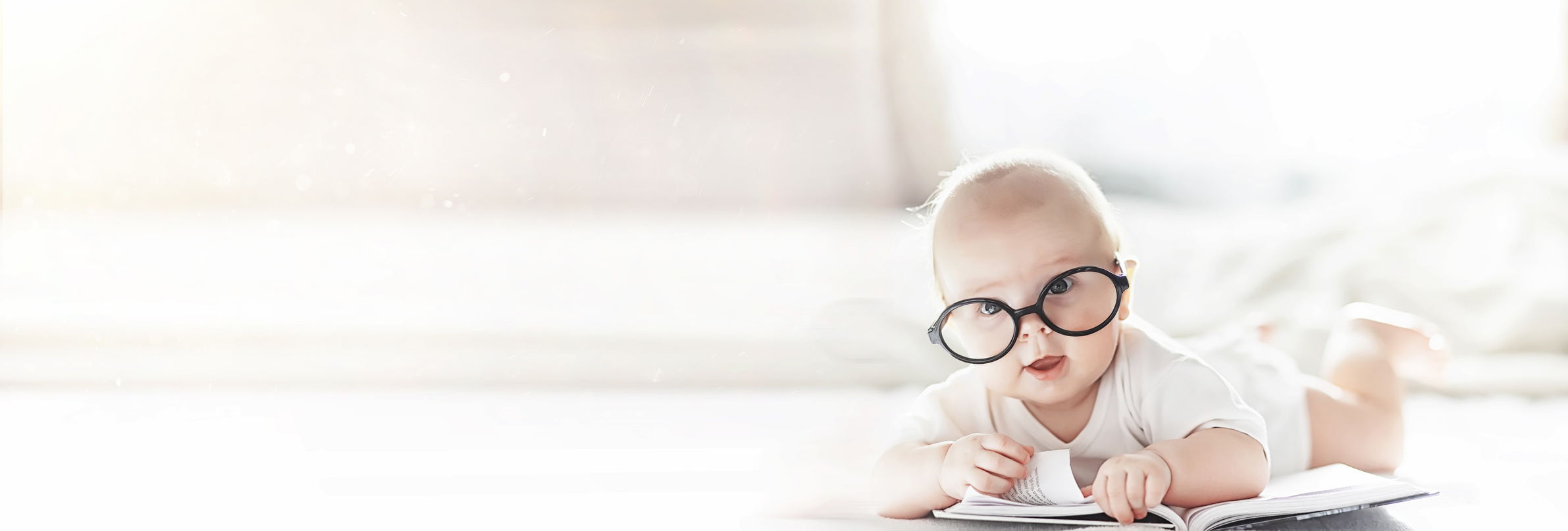 Cute Baby in Glasses